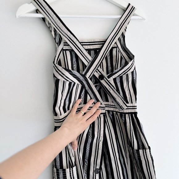 Madewell Apron Mini Dress in Evelyn Stripe - Picture 2 of 4